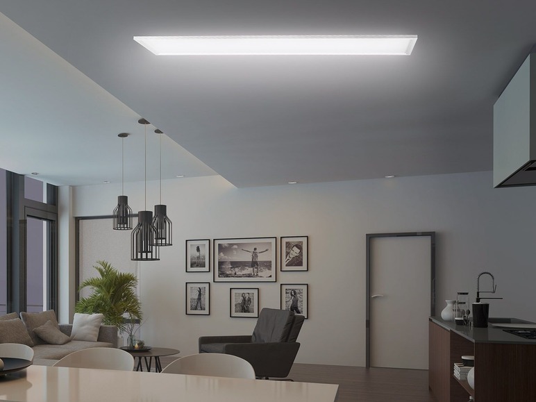 Gehe zu Vollbildansicht: LIVARNO LUX® LED-Panel, 24 Watt, mit Farbtonsteuerung und Timerfunktion, dimmbar, weiß - Bild 13