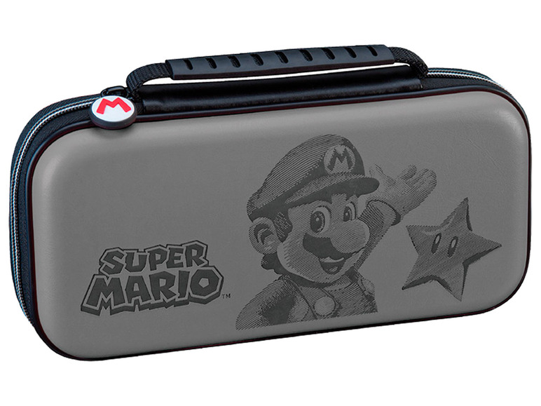 Gehe zu Vollbildansicht: Bigben Nintendo Switch Travel Case, Transporttasche inkl. 1x4-Spiele-Game-Box, 1x 2-Micro-SD-Card-Box - Bild 3