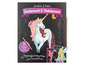 Scratch & Relax Buch mit 12 fantastischen Kratzbildern mit Einhorn, Fee und Phönix.