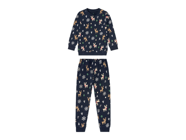 Gehe zu Vollbildansicht: lupilu® Kleinkinder Jungen Pyjama lang, aus reiner Baumwolle - Bild 13