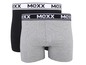 Zwei Paar schwarze und graue Boxershorts von Mexx.