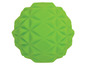 Grüne Massagekugel mit Noppen zur Muskelentspannung.
