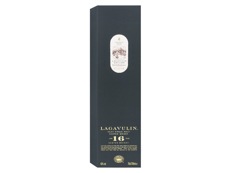 Gehe zu Vollbildansicht: Lagavulin Islay Single Malt Scotch Whisky 16 Jahre mit Geschenkbox 43% Vol - Bild 3