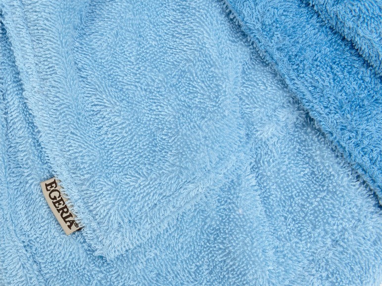 Gehe zu Vollbildansicht: Egeria Bademantel Baby «Teddy Bear blau», reine Baumwolle, verschiedene Größen, Stickerei - Bild 5