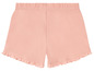 Rosa Shorts mit Rüschen