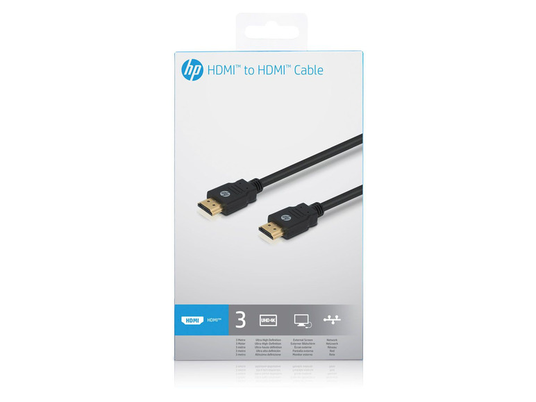 Gehe zu Vollbildansicht: HP HDMI™ Kabel, 1m, 4K, schwarz - Bild 4