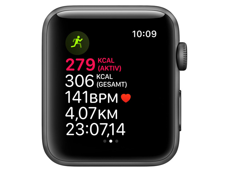 Gehe zu Vollbildansicht: Apple Watch Series 3 42 mm, Aluminiumgehäuse space grau - Bild 3