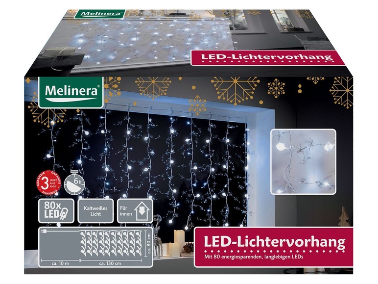 Gehe zu Vollbildansicht: MELINERA® LED-Lichtervorhang - Bild 4