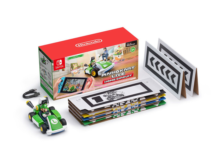 Gehe zu Vollbildansicht: Nintendo Mario Kart Live: Home Circuit - Luigi - Bild 2