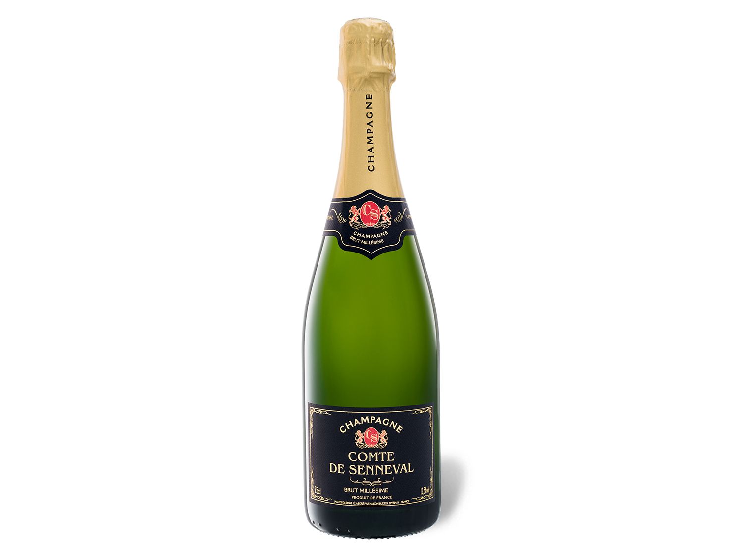 Comte de Senneval Brut Millésime, Champagner 2014 Wein & Spirituosen Lidl DE