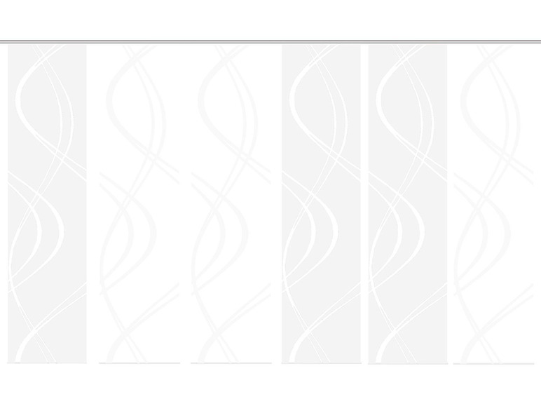 Gehe zu Vollbildansicht: Home Wohnideen Schiebevorhang »Tibero«, Scherli-Schnittverfahren, wollweiß, 60 x 245 cm - Bild 11