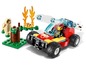LEGO City Feuerwehrwagen mit einer Minifigur und einer Eule