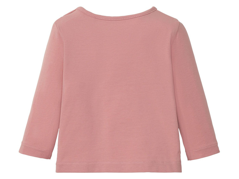 Rosa Langarmshirt für Babys.