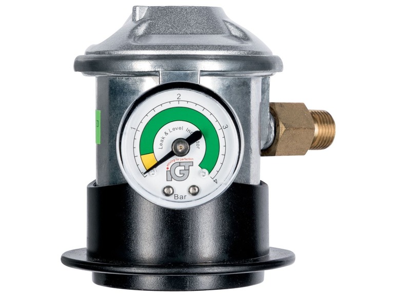 Gehe zu Vollbildansicht: CFH Gasdruckregler mit Manometer, für Propangas, mit Schlauchbruchsicherung - Bild 3