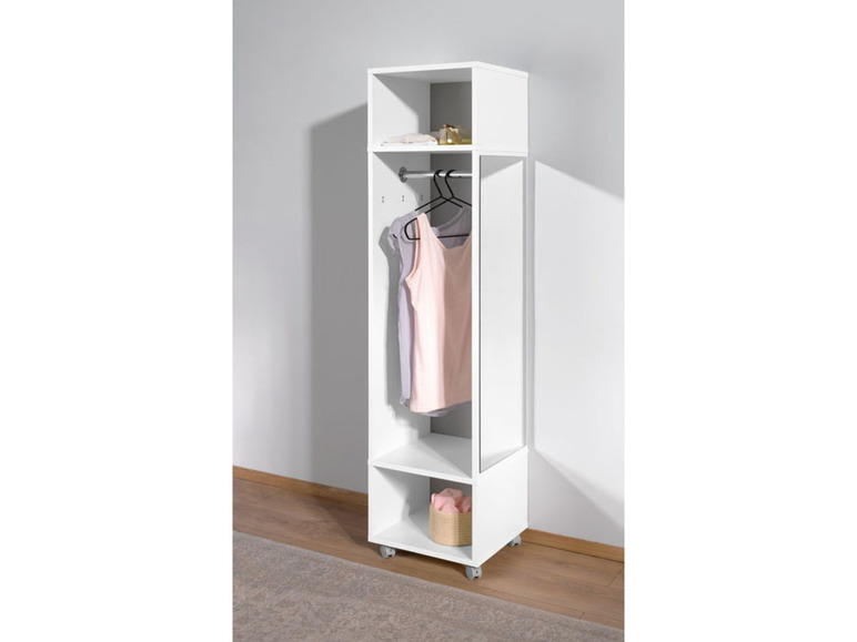 Gehe zu Vollbildansicht: LIVARNO home Garderobenschrank, mit Spiegel - Bild 5