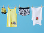 Tom und Jerry Unterwäsche, Tanktop und Socken.
