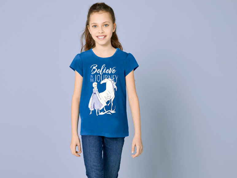 Gehe zu Vollbildansicht: Kinder/ Kleinkinder T-Shirt Mädchen, 2 Stück, aus reiner Baumwolle - Bild 9