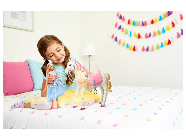 Gehe zu Vollbildansicht: Barbie »Prinzessinnen Abenteuer« Tanzendes Pferd und Puppe - Bild 6