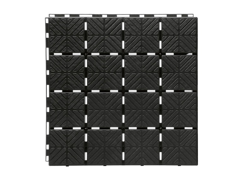 Gehe zu Vollbildansicht: Prosperplast Beetplatten »Easy Square«, Bodenplatten mit 40x40 cm, rutschfest, Klicksystem - Bild 1