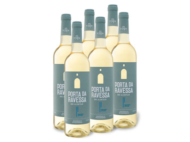 6 x 0,75-l-Flasche Weinpaket Porta da Ravessa Weisswein Alentejo DOC trocken, Weißwein