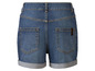 Blaue Jeans Shorts mit umgeschlagenem Saum