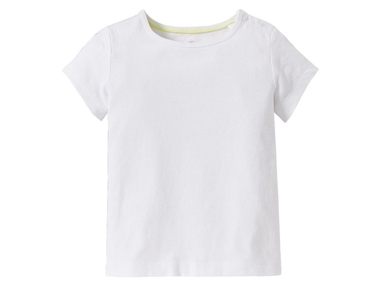 Gehe zu Vollbildansicht: LUPILU® Kleinkinder T-Shirt Mädchen, 2 Stück, eins mit Print, aus reiner Baumwolle - Bild 25
