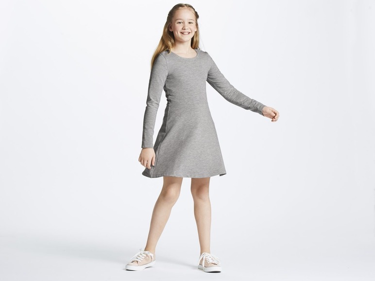Gehe zu Vollbildansicht: PEPPERTS® Kleider Mädchen, French-Terry-Qualität, mit Bio-Baumwolle, 2 Stück - Bild 8