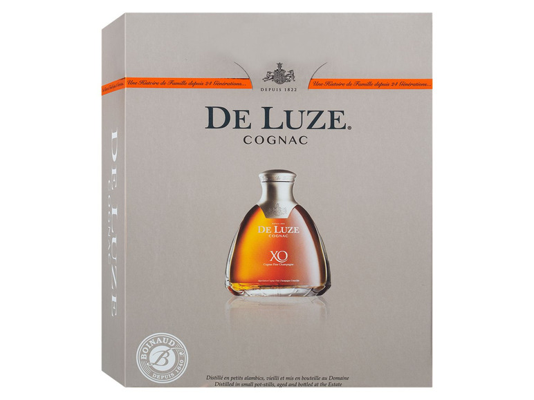 Gehe zu Vollbildansicht: De Luze XO Fine Champagne Cognac 40% Vol - Bild 3