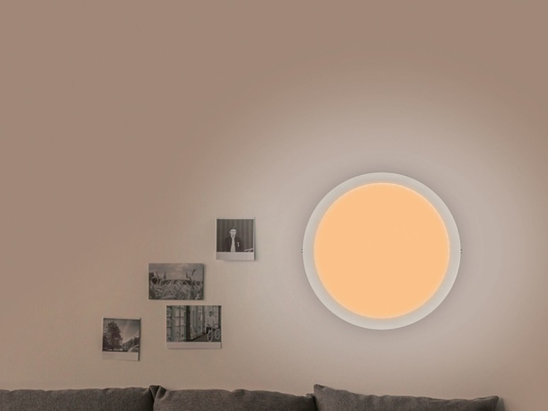 Gehe zu Vollbildansicht: LIVARNO LUX® LED-Leuchtpanel, mit Dimmfunktion für Helligkeit und Farbton, blendfrei - Bild 5