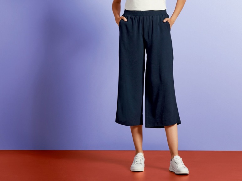 Gehe zu Vollbildansicht: ESMARA® Hose Damen, mit elastischem Bund, leichte, fließende Qualität - Bild 3