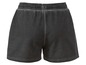 Schwarze Baumwollshorts mit Gummizug