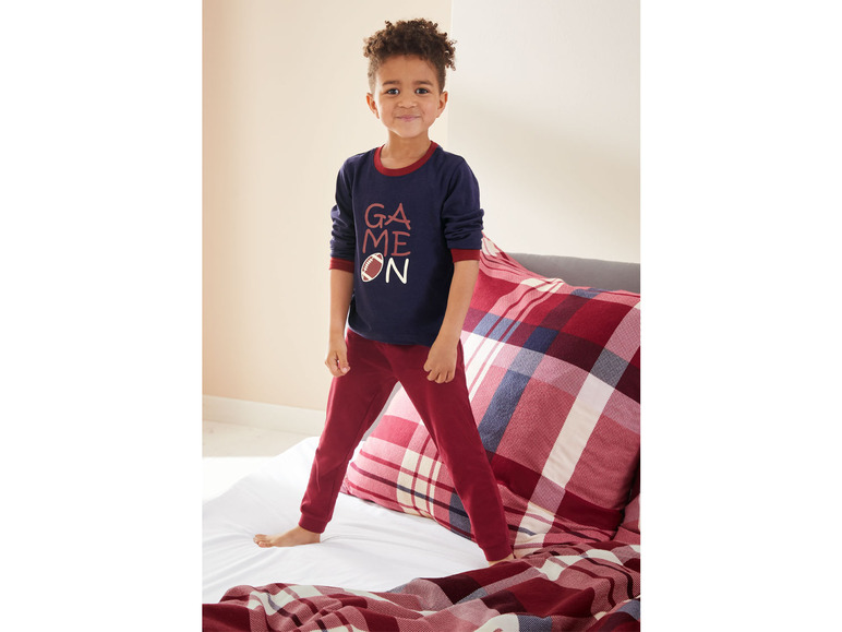 Gehe zu Vollbildansicht: LUPILU® Kleinkinder Jungen Pyjama, mit Print - Bild 20