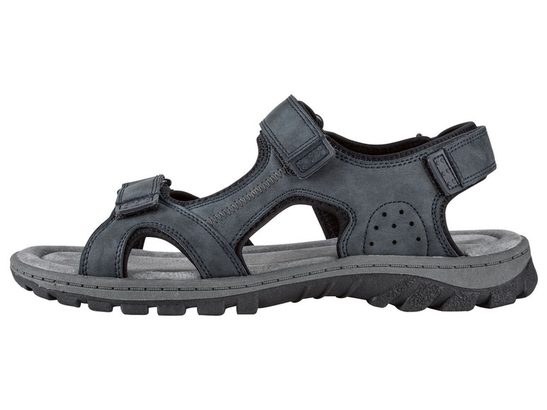 Gehe zu Vollbildansicht: LIVERGY® Sandale Herren, G-Weite, flexible Footflexx-Laufsohle, Lederdecksohle - Bild 11