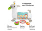 Fisher-Price Lama mit Beißring, Spiegel und Rassel.