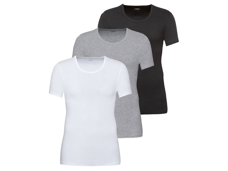 Gehe zu Vollbildansicht: LIVERGY® Herren Unterhemden, 3 Stück, aus reiner Baumwolle - Bild 8