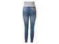 Blaue Skinny Jeans für Schwangere