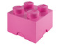 Eine rosa LEGO Aufbewahrungsbox.