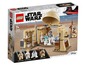 Lego Star Wars Set mit Obi-Wan Kenobis Hütte, Luke Skywalker und R2-D2.