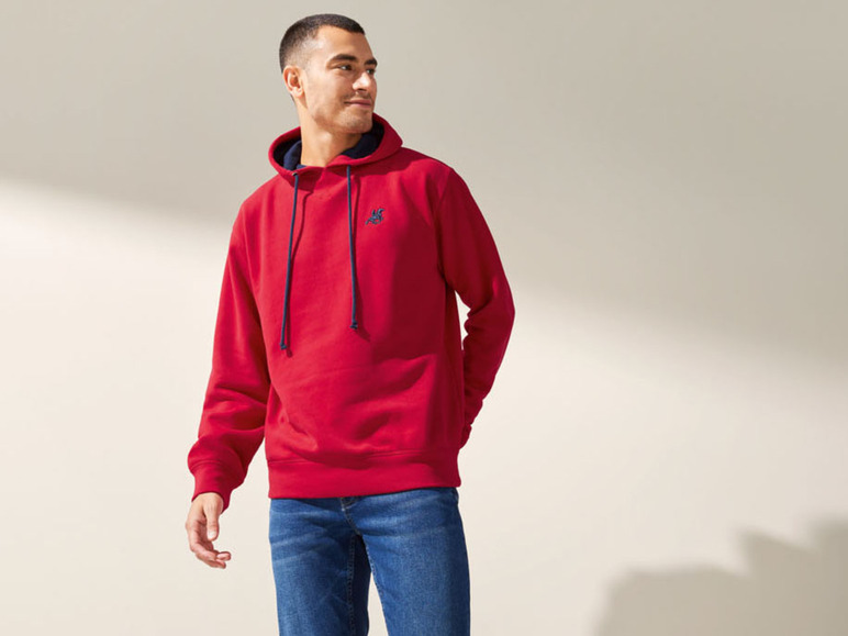 Herren Sweatpullover, in weicher Sweat-Qualität, mit Baumwolle
