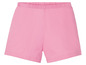 Eine rosa Baumwoll-Shorts.
