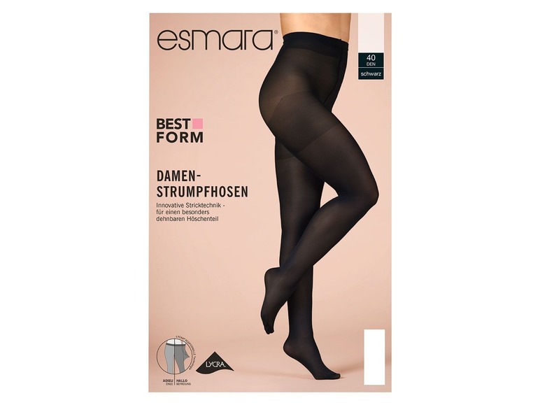 Gehe zu Vollbildansicht: ESMARA® Strumpfhose, 2 Stück, für alle weiblichen Kurven - Bild 1