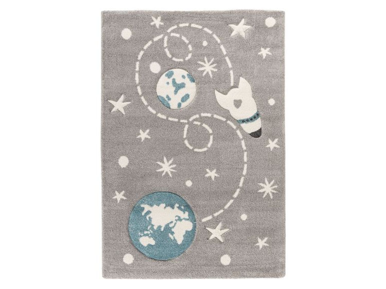 KAYOOM Kinder-Motivteppich (Weltall grau, 80cm x 150cm) | 4056216921741X KAYOOM Kinder-Motivteppich (Weltall grau, 80cm x 150cm) | 4056216921741X