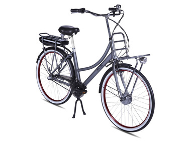Llobe E-Bike »Rosendaal 2«, Damen, 28 Zoll, 80 - 130 km Reichweite, grau
