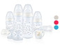 NUK Babyflaschen-Set mit Sauger, Flaschenbürste und Schnuller.