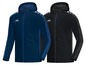 Zwei Jako Trainingsjacken mit Kapuze, eine in Dunkelblau und eine in Schwarz