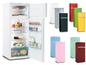 Severin Kühlschränke in Weiß und verschiedenen Farben mit unterschiedlichen Funktionen.