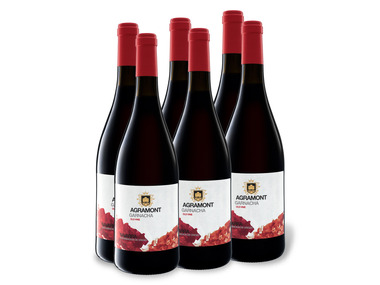 6 x 0,75-l-Flasche Weinpaket Agramont Garnacha Navarra Old Vine DO trocken, Rotwein