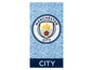 Ein Handtuch mit dem Logo von Manchester City