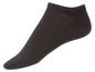Ein Paar schwarze Socken mit niedrigem Schaft