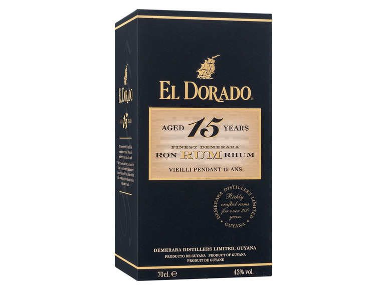 Gehe zu Vollbildansicht: EL DORADO Rum Special Reserve 15 Jahre 43% Vol - Bild 3